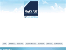 Tablet Screenshot of maryart.com.br